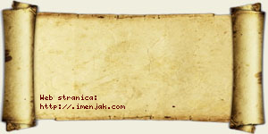 Jovanka Zarić vizit kartica